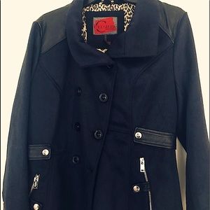 Celsius Premium coat. XL. Navy blue. ‼️‼️MISSING A BUTTON (See pics)‼️‼️